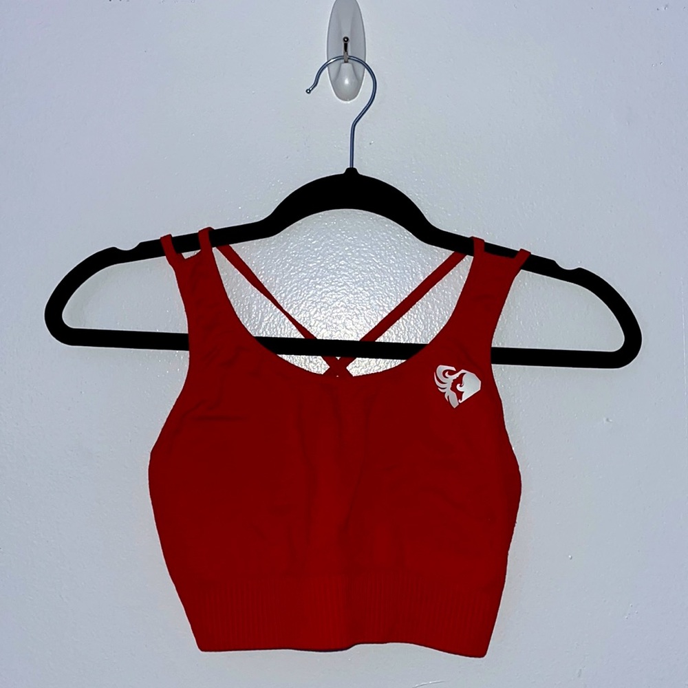 Women’s Best Power Seamless Sports Bra - Red